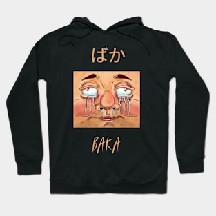 Funny Anime Baka Weird Face - Style 02 Both Hoodie